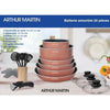 Batteria da cucina 20 pezzi Arthur Martin - alluminio - manico rimovibile - tutte le luci inclusa l'induzione