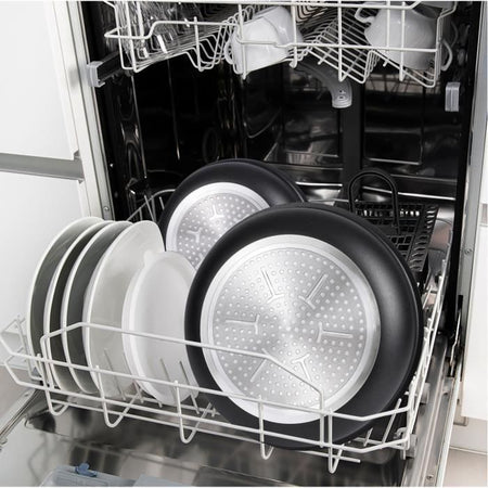 Batteria di cottura 10 camere Arthur Martin - Aluminio - Tutte le luci tranne l'induzione - nero