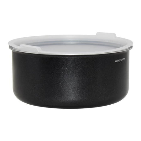 Arthur Martin AM1502 Set pentole 15 pezzi - manico estraibile effetto legno - tutte le fonti di calore compresa l'induzione