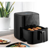 Friggitrice senza olio - ARTHUR MARTIN - Airfryer 5 L - 1400 W - Touch screen - 7 preimpostazioni di cottura - Nero