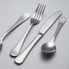 Set posate - ARTHUR MARTIN - AM4463 - 24 pezzi - Acciaio inossidabile - Finitura martellata