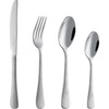 Set posate - ARTHUR MARTIN - AM4463 - 24 pezzi - Acciaio inossidabile - Finitura martellata