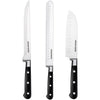 Set di coltelli - ARTHUR MARTIN - AMC1586 - Set di coltelli - 3 pezzi - Nero