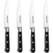Set di coltelli - ARTHUR MARTIN - AMC1650 - 4 coltelli da bistecca - 4 pezzi - Nero