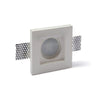 Portafaretto Quadrato da Incasso in gesso per GU10 e GU5.3