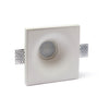 Faretto a scomparsa in gesso ALFA – made in ITALY – adatto per essere inserito in controsoffitto in cartongesso.