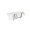 Kit Fioriera ARTEVASI Venezia con riserva d'acqua - 10 L - 49 x 19,5 x 16,6 cm - Bianco