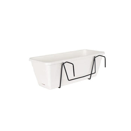 Kit Fioriera ARTEVASI Venezia con riserva d'acqua - 10 L - 49 x 19,5 x 16,6 cm - Bianco