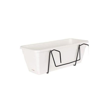 Kit Fioriera ARTEVASI Venezia con riserva d'acqua - 10 L - 49 x 19,5 x 16,6 cm - Bianco