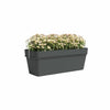 ARTEVASI - Kit fioriera da balcone capri re 50cm v2 antracite 50,2 x 28,5 x h20 cm - 1,45l
