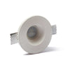 Portafaretto Rotondo da Incasso in gesso per GU10 e GU5.3