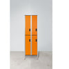 Armadio spogliatoio in laminato stratificato HPL sovrapposto a 4 posti certificato per uso alimentare cm. 80x50x200h
