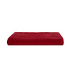 Telo bagno mare spiaggia doccia asciugamano soffice morbide assorbente resistente 100% cotone Bordeaux con elegante iniziale ricamata
