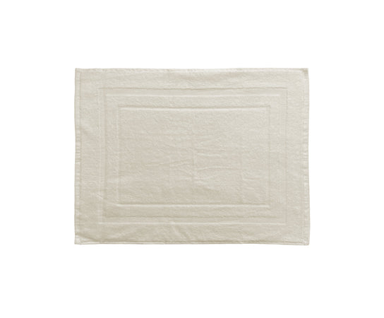 Tappetino Doccia Bagno soffice morbido assorbente resistente 100% cotone PANNA