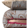 Completo letto - 1 copripiumino 220 x 240 cm + 2 federe 60 x 60 cm - 65% cotone, 35% poliestere - Grigio
