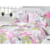 Set letto - 1 copripiumino 220 x 240 cm + 2 federe 60 x 60 cm - 65% cotone, 35% poliestere - Rosa