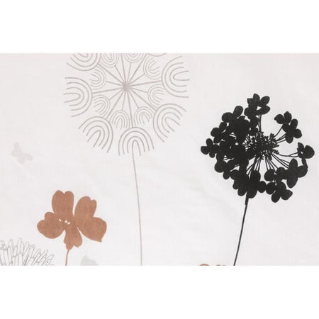 Completo letto - 1 copripiumino 220 x 240 cm + 2 federe 60 x 60 cm - 65% cotone, 35% poliestere - Bianco