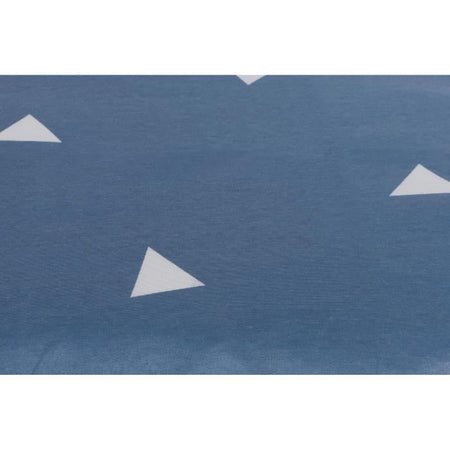 Completo letto - 1 copripiumino 220 x 240 cm + 2 federe 60 x 60 cm - 65% cotone, 35% poliestere - Blu