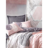 Completo letto - 1 copripiumino 220 x 240 cm + 2 federe 60 x 60 cm - 100% cotone - Grigio
