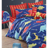 Completo letto - 1 copripiumino 220 x 240 cm + 2 federe 60 x 60 cm - 65% cotone, 35% poliestere - Blu