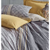 Completo letto - 1 copripiumino 220 x 240 cm + 2 federe 60 x 60 cm - 100% cotone - Grigio