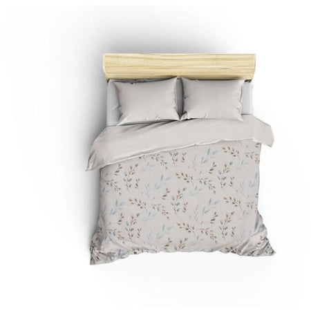 Set letto - 1 copripiumino 220 x 240 cm + 2 federe 60 x 60 cm - 100% cotone - Menta