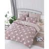 Set letto - 1 copripiumino 220 x 240 cm + 2 federe 60 x 60 cm - 65% cotone, 35% poliestere - Rosa