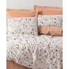 Completo letto - 1 copripiumino 220 x 240 cm + 2 federe 60 x 60 cm - 100% cotone - Caramello