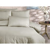 Completo letto - 1 copripiumino 220x240 cm + 2 federe 60x60 cm - 80% cotone, 20% poliestere - Cappuccino