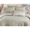 Completo letto - 1 copripiumino 220x240 cm + 2 federe 60x60 cm - 80% cotone, 20% poliestere - Cappuccino