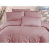 Completo letto - 1 copripiumino 220 x 240 cm + 2 federe 60 x 60 cm - 80% cotone, 20% poliestere - Cipria