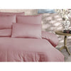Completo letto - 1 copripiumino 220 x 240 cm + 2 federe 60 x 60 cm - 80% cotone, 20% poliestere - Cipria