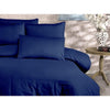 Completo letto - 1 copripiumino 220 x 240 cm + 2 federe 60 x 60 cm - 80% cotone, 20% poliestere - Blu