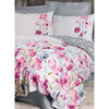 Completo letto - 1 copripiumino 220 x 240 cm + 2 federe 60 x 60 cm - 100% cotone - Grigio