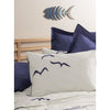 Completo letto - 1 copripiumino 220 x 240 cm + 2 federe 60 x 60 cm - 100% cotone - Blu