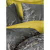 Completo letto - 1 copripiumino 220 x 240 cm + 2 federe 60 x 60 cm - 100% raso di cotone - Antracite