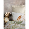Completo letto - 1 copripiumino 220 x 240 cm + 2 federe 60 x 60 cm - 100% raso di cotone - Beige