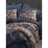 Completo letto - 1 copripiumino 220 x 240 cm + 2 federe 60 x 60 cm - 100% raso di cotone - Blu