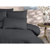 Completo letto - 1 copripiumino 220x240 cm + 2 federe 60x60 cm - 70% poliestere, 30% cotone - Antracite