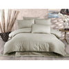 Completo letto - 1 copripiumino 220x240 cm + 2 federe 60x60 cm - 70% poliestere, 30% cotone - Cappuccino