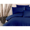 Completo letto - 1 copripiumino 220 x 240 cm + 2 federe 60 x 60 cm - 70% poliestere, 30% cotone - Blu