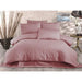 Completo letto - 1 copripiumino 220 x 240 cm + 2 federe 60 x 60 cm - 70% poliestere, 30% cotone - Cipria