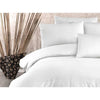 Completo letto - 1 copripiumino 220 x 240 cm + 2 federe 60 x 60 cm - 70% poliestere, 30% cotone - Bianco