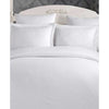 Completo letto - 1 copripiumino 220 x 240 cm + 2 federe 60 x 60 cm - 100% raso di cotone - Bianco