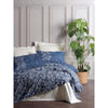 Completo letto - 1 copripiumino 220 x 240 cm + 2 federe 60 x 60 cm - 100% cotone - Blu