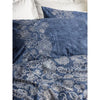 Completo letto - 1 copripiumino 220 x 240 cm + 2 federe 60 x 60 cm - 100% cotone - Blu