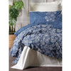 Completo letto - 1 copripiumino 220 x 240 cm + 2 federe 60 x 60 cm - 100% cotone - Blu