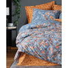 Completo letto - 1 copripiumino 220 x 240 cm + 2 federe 60 x 60 cm - 100% cotone - Senape