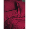Completo letto - 1 copripiumino 220 x 240 cm + 2 federe 60 x 60 cm - 100% raso di cotone - Rosso