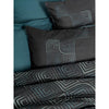 Completo letto - 1 copripiumino 220 x 240 cm + 2 federe 60 x 60 cm - 100% cotone - Blu